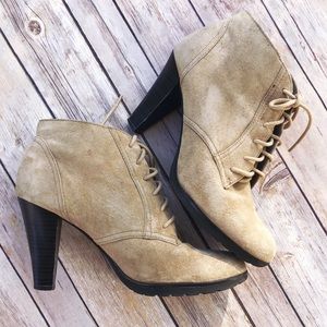 White Mountain | Suede Ankle Boots Booties Heels